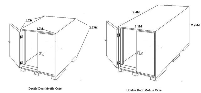 mobile storage cube